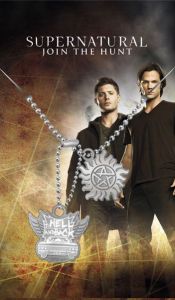 Supernatural Dog Tags with ball chain Hell & Back GB eye