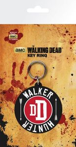 Walking Dead Gumový Přívěsek na klíče Walker Hunter 7 cm GYE
