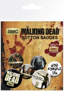 Walking Dead Pin Placky 6-Pack Mix GB eye