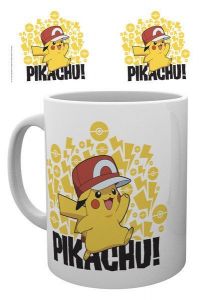 Pokemon Hrnek Ash Hat Pikachu GB eye