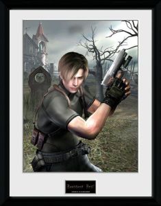 Resident Evil Zarámovaný Plakát Leon Graveyard 45 x 34 cm GYE