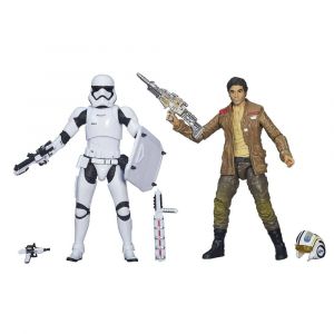 Star Wars Black Series Akční Figurka 2-Pack 2015 Poe Dameron & Stormtrooper Exclusive 15 cm Hasbro