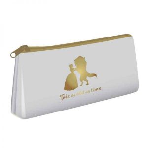 Beauty and the Beast Cosmetic Bag Floral Half Moon Bay