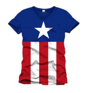 Captain America Tričko Kostým Velikost XL CODI
