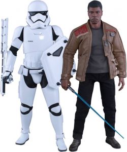Star Wars Episode VII MMS Akční Figure 2-Pack 1/6 Finn & First Order Riot Control Stormtrooper Hot Toys