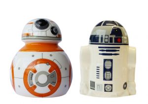 Star Wars Episode VII Salt and Pepper Pots BB-8 & R2-D2 Joy Toy