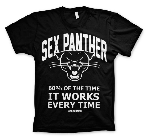 Anchorman stylové pánské tričko s potiskem Sex Panther
