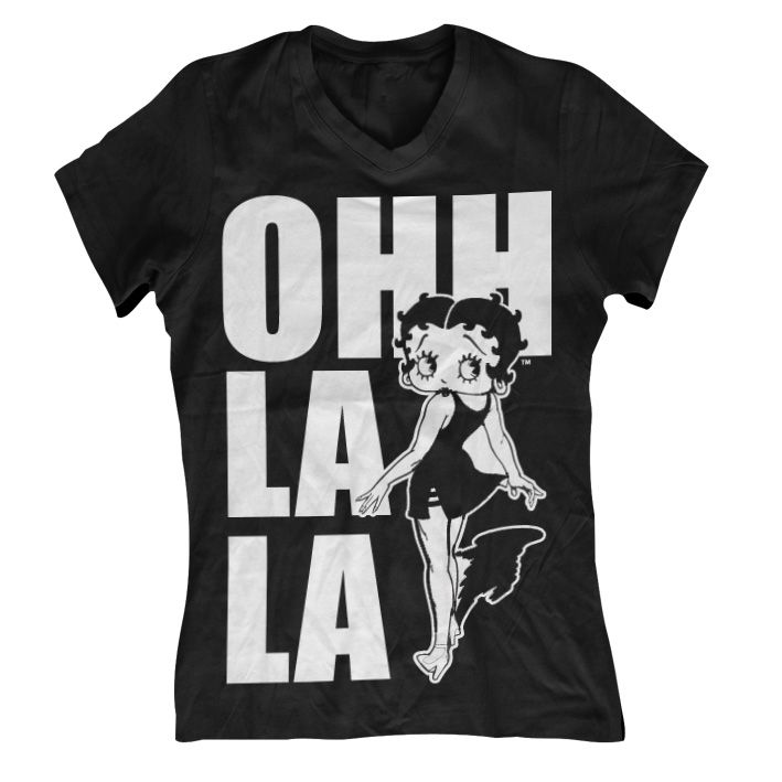 Betty Boop módní dámské tričko Ohh La La
