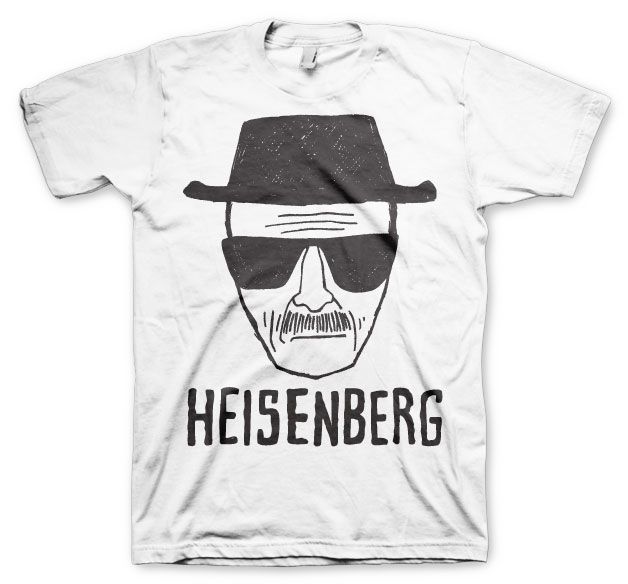 Breaking Bad pánské tričko s potiskem Heisenberg Sketch bílé