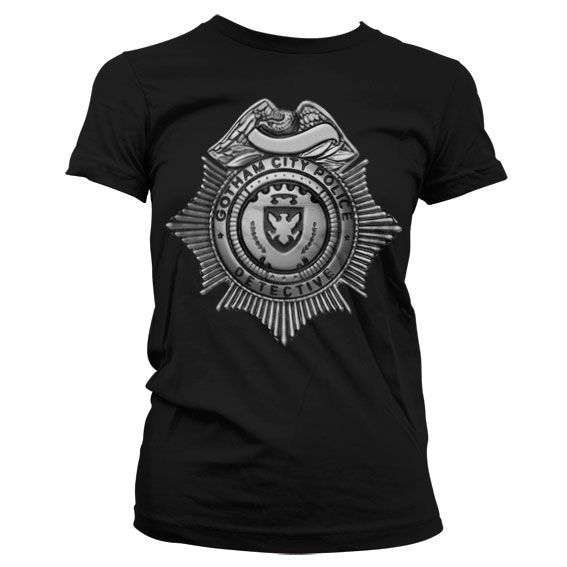 Gotham módní dámské tričko s potiskem Detective Shield