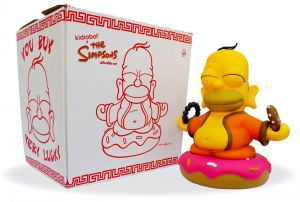 Simpsonovi vinylová Figure Homer Buddha 8 cm Kidrobot