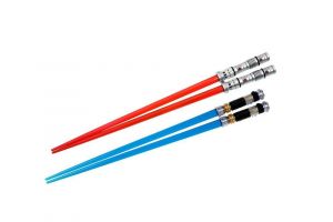 Star Wars Jídelní hůlky Darth Maul & Obi-Wan Kenobi Lightsaber Jídelní hůlky Battle 2-Set Kotobukiya