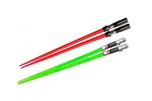 Star Wars Jídelní hůlky Darth Vader & Luke Skywalker Lightsaber Jídelní hůlky Battle 2-Set Kotobukiya