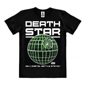 Star Wars Rogue One Easy Fit Organic Tričko Death Star Velikost XL Logoshirt