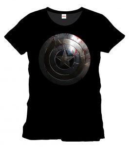 Captain America Tričko Silver Shield Velikost M CODI