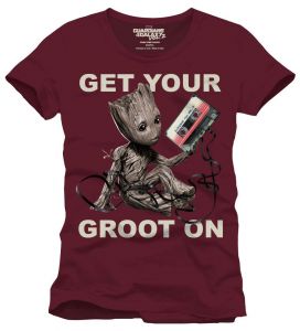 Guardians of the Galaxy 2 Tričko Get Your Groot On Velikost S Cotton Division