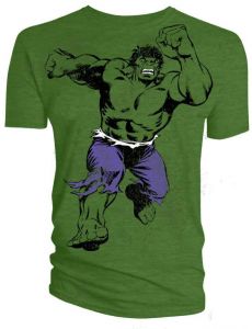 Marvel Comics Tričko Hulk Leaping Velikost XL Titan Merchandise