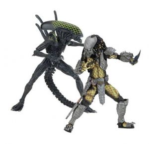 Alien vs. Predator Akční Figure 2-Pack Battle Damaged Celtic vs Battle Damaged Grid 20-23 cm NECA