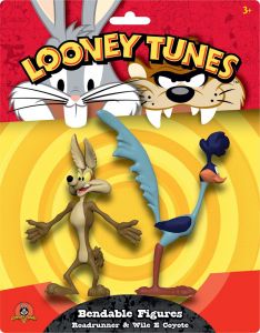 Looney Tunes Ohebná Figures 2-Pack Roadrunner & Wile E Coyote 15 cm NJ Croce
