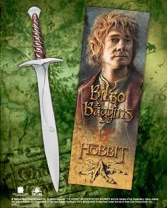 The Hobbit An Unexpected Journey Propiska & Záložka Bilbo Baggin Noble Collection