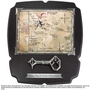 The Hobbit Replika 1/1 Thorin´s Oakenshield´s Map & Key Deluxe Noble Collection