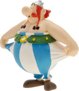 Asterix Figure Obelix holding his pants 8 cm Plastoy