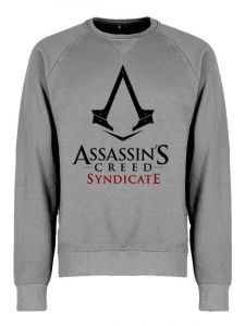 Assassins Creed Syndicate Mikina Logo Grey Velikost L Bioworld EU