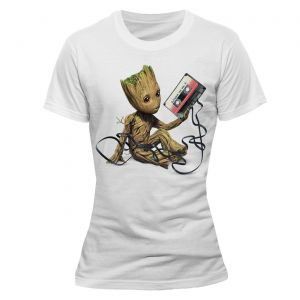 Guardians of the Galaxy 2 Dámské Tričko Groot & Tape Velikost S CID