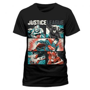 Justice League Tričko Pop Art Velikost M CID