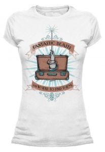 Fantastic Beasts Dámské Tričko Hůlka Case Velikost S PHD Merchandise