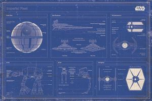 Star Wars Plakát Pack Imperial Fleet 61 x 91 cm (5) Pyramid International