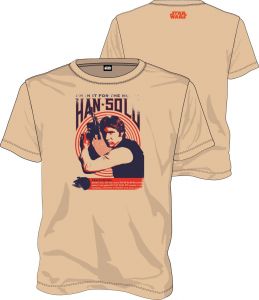 Star Wars Tričko Han Solo Rock Plakát Velikost XXL SD Toys