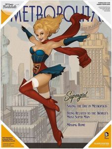 DC Comics Bombshells Glass Plakát Supergirl 30 x 40 cm SD Toys