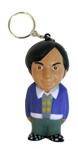 The Big Bang Theory Key-Chain with Anti-Stress Figure Rajesh 8 cm SD Toys