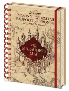 Harry Potter Poznámkový Blok A5 Marauders Map Pyramid International