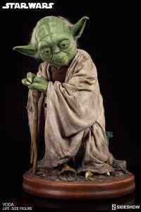 Star Wars Životní Velikost Soška Yoda 81 cm Sideshow Collectibles