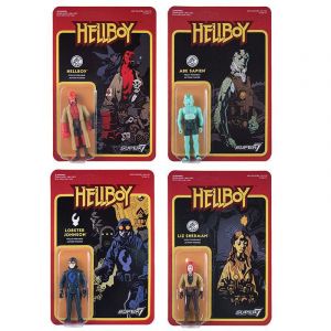 Hellboy ReAction Akční Figures 10 cm Wave 1 Sada (4) Super7