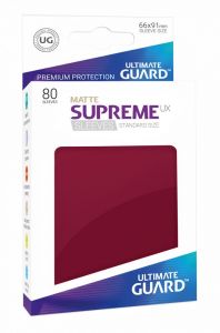 Ultimate Guard Supreme UX Sleeves Standard Velikost Matte Burgundy (80)
