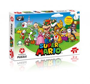 Super Mario Jigsaw Puzzle Mario & Friends Winning Moves