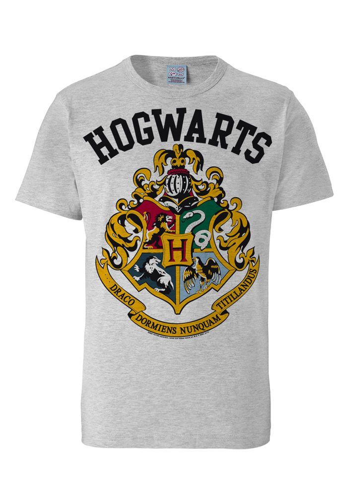 Harry Potter Easy Fit Tričko Bradavice Velikost M Logoshirt