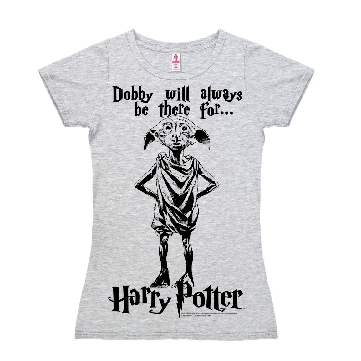 Harry Potter Easy Fit Dámské Tričko Dobby Velikost L Logoshirt