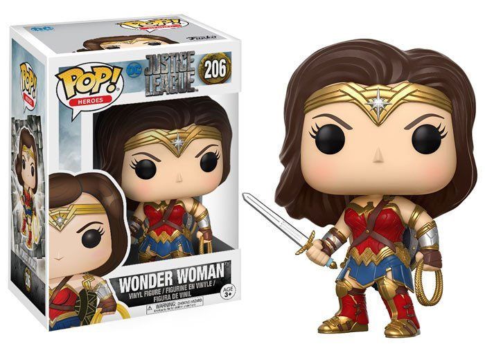 Justice League Movie POP! Movies vinylová Figure Wonder Woman 9 cm Funko