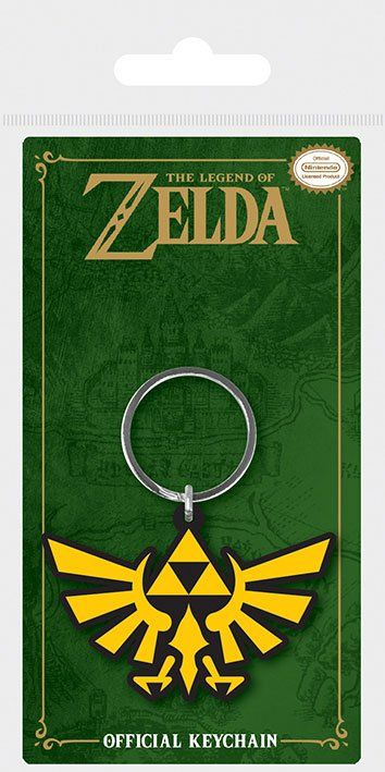 Legend of Zelda Gumový Keychain Triforce 6 cm Pyramid International