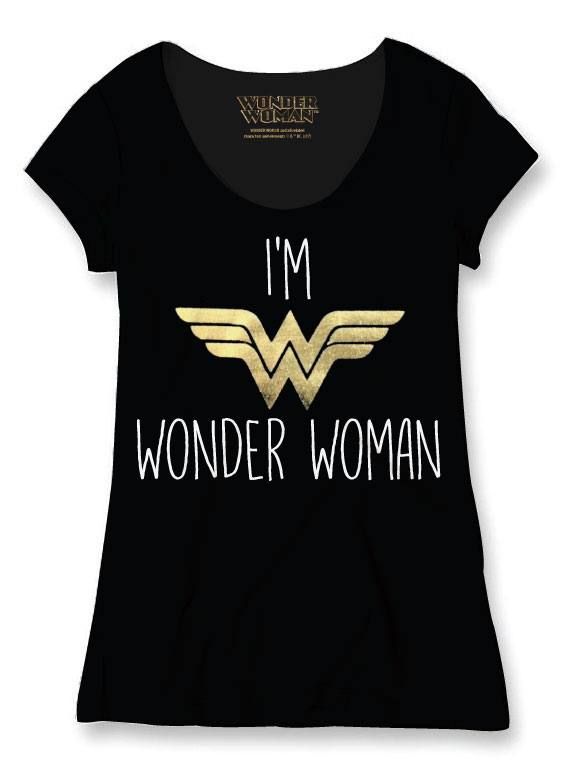 Wonder Woman Dámské Tričko I'm Wonder Woman Velikost S Cotton Division