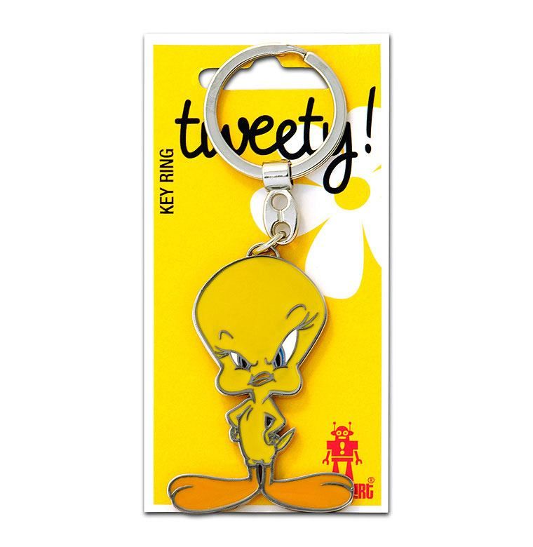 Looney Tunes Metal Keychain Tweety Logoshirt