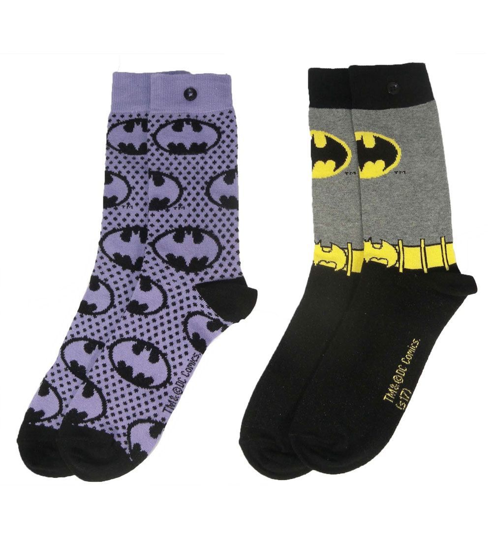 DC Comics Dámské Ponožky 2-Pack Batman Purple UWear