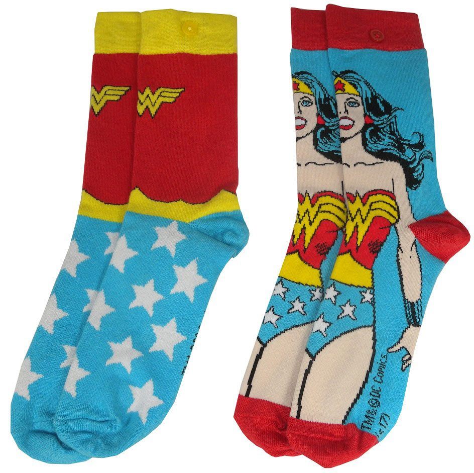 DC Comics Dámské Ponožky 2-Pack Wonder Woman UWear