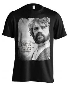 Game of Thrones Tričko Tyrion Plakát Velikost M