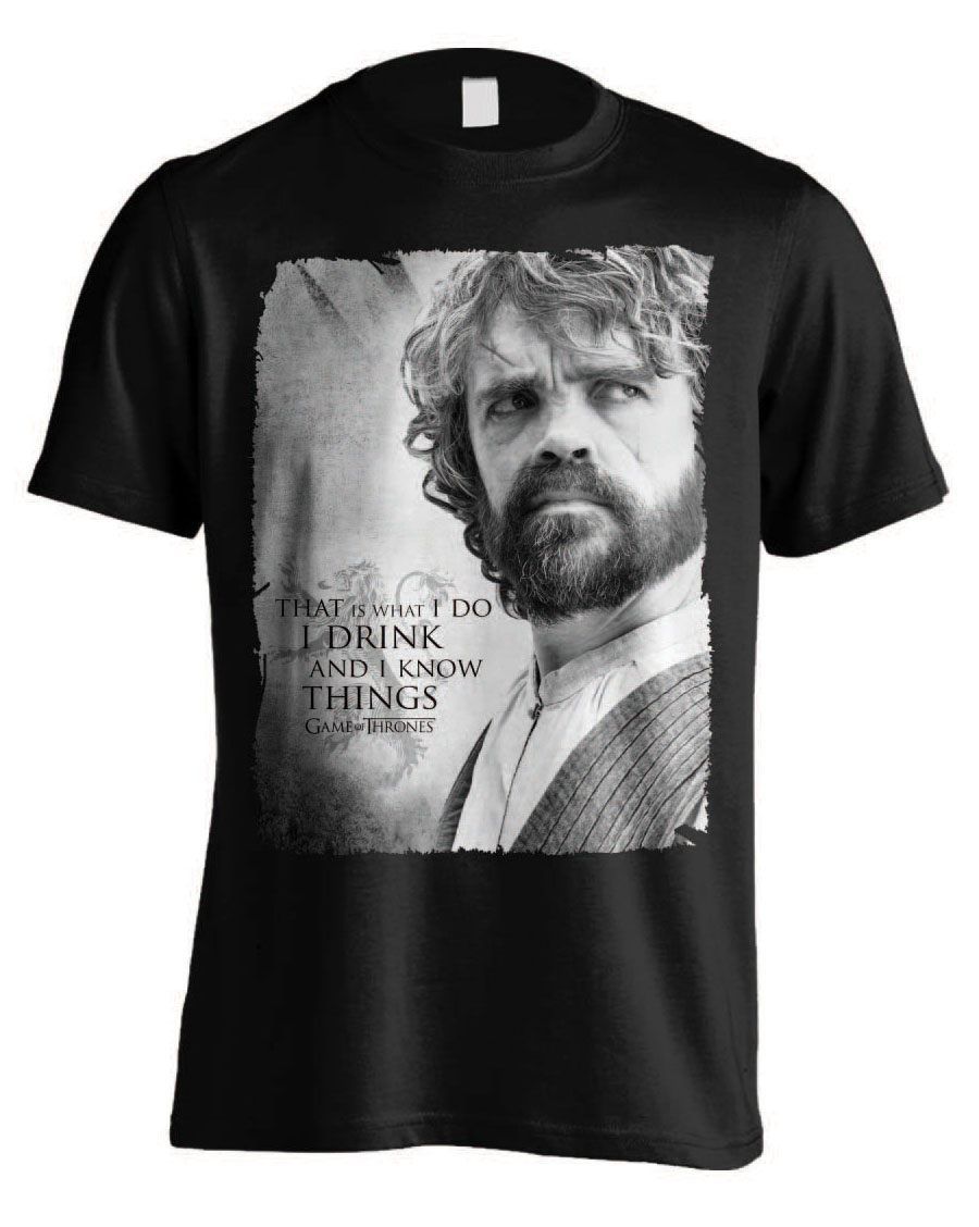 Game of Thrones Tričko Tyrion Plakát Velikost M Other