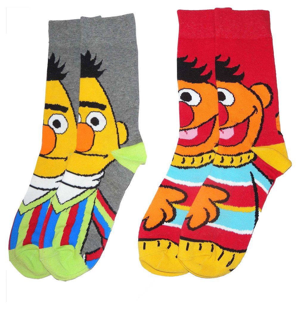 Sesame Street Mens Ponožky 2-Pack Bert & Ernie UWear